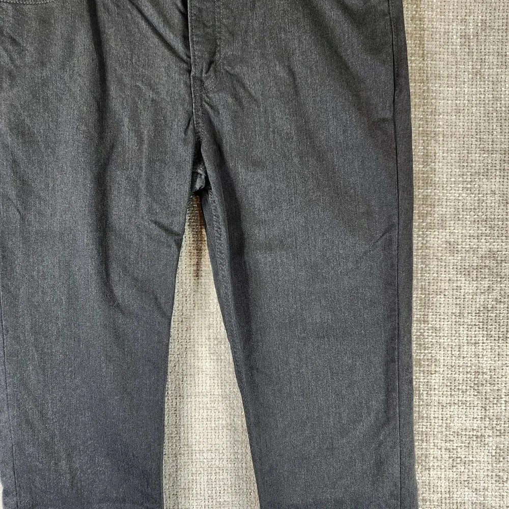 Banana Republic Travel Jean Slim Fit‎ Mens 32 (33x30) Charcoal Gray Stretch EUC